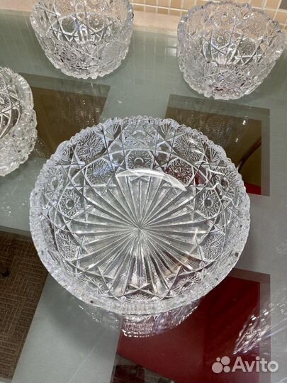 Салатник хрустальные производства СССР
