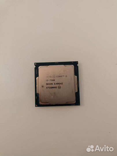 Процессор intel core i5 7500