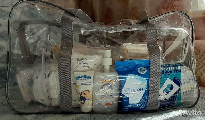 Сумка набор подгузники пробник роддом