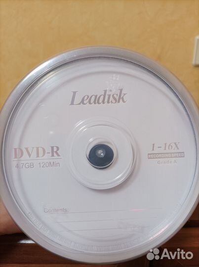 CD-R диски 700MB/80min. DVD-R 4,7GB/120min