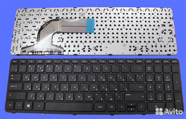 Новая клавиатура HP 15-n, 15-e, 15-z с рамкой