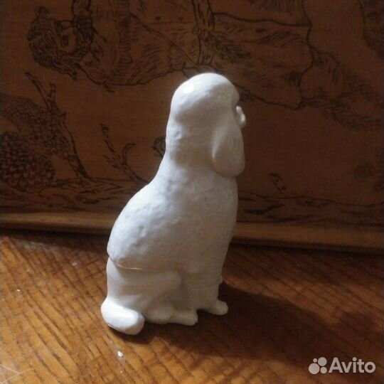 Статуэтка белый пудель лфз