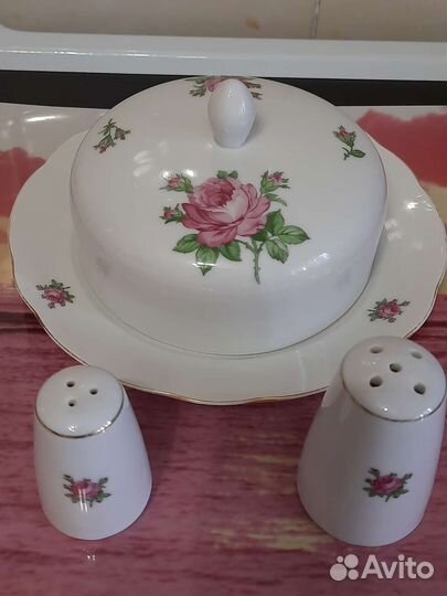 Маслёнка и набор для специй 