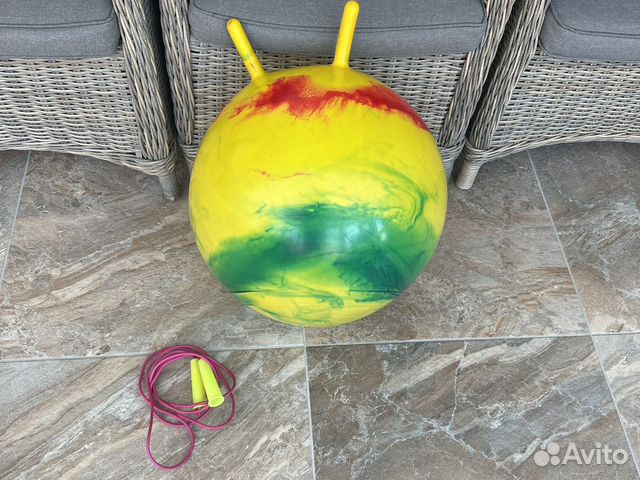 Мяч для фитнеса+скакалка