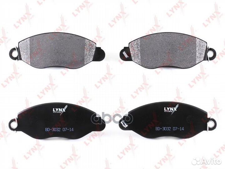 Колодки тормозные дисковые перед 2,196 BD30