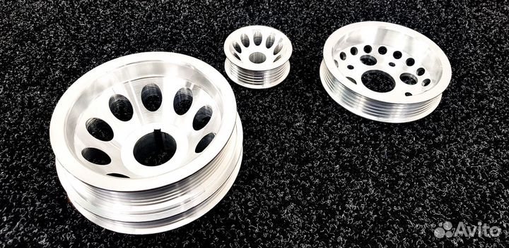 Шкивы алюминиевые облегченные - Nissan 350Z Skylin