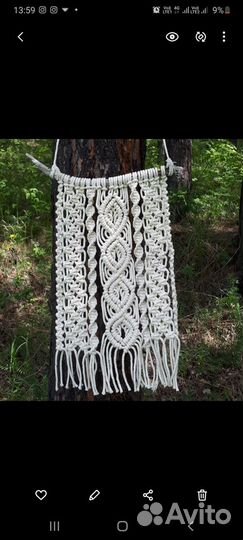 Макраме панно