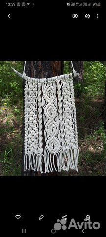 Макраме панно