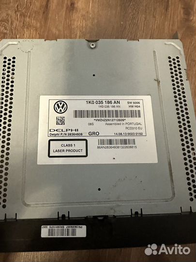 Автомагнитола штатная новая Volkswagen