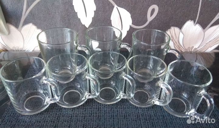 Чашки стекло