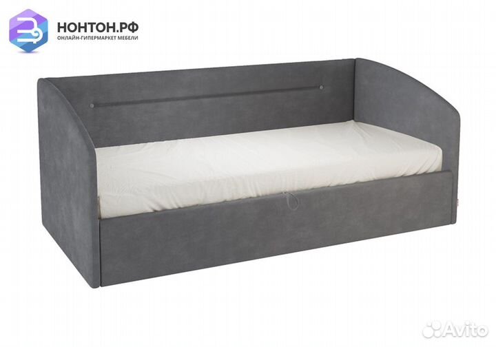 Софа Альба темно-серая