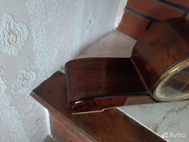 Каминные часы четвертные,из Германии