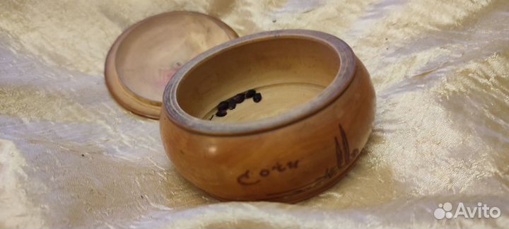 Шкатулка дерево Сочи 1954г антиквариат