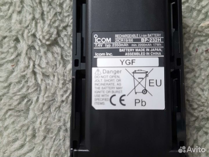 Акб для радиостанций icom, kenwood