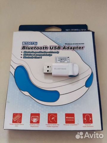 Bluetooth usb адаптер Bluetake BT007Si