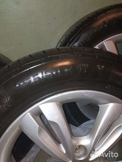 Комплект летних колес r17 continental