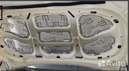 Тепло-шумоизоляция капота от Шумофф