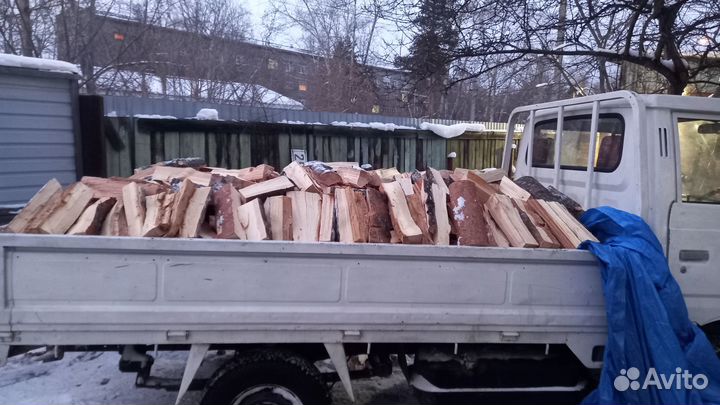 Дрова колотые сухие