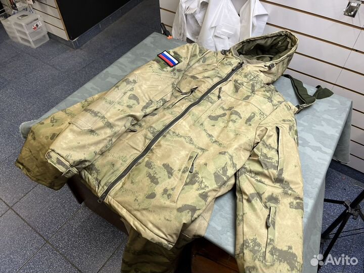 Костюм тактический зимний мембрана мох