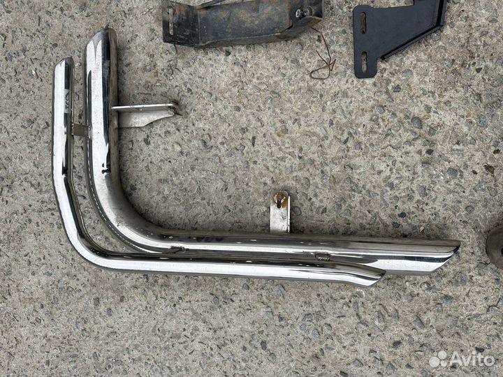 Защита бампера задняя углы Mitsubishi L200