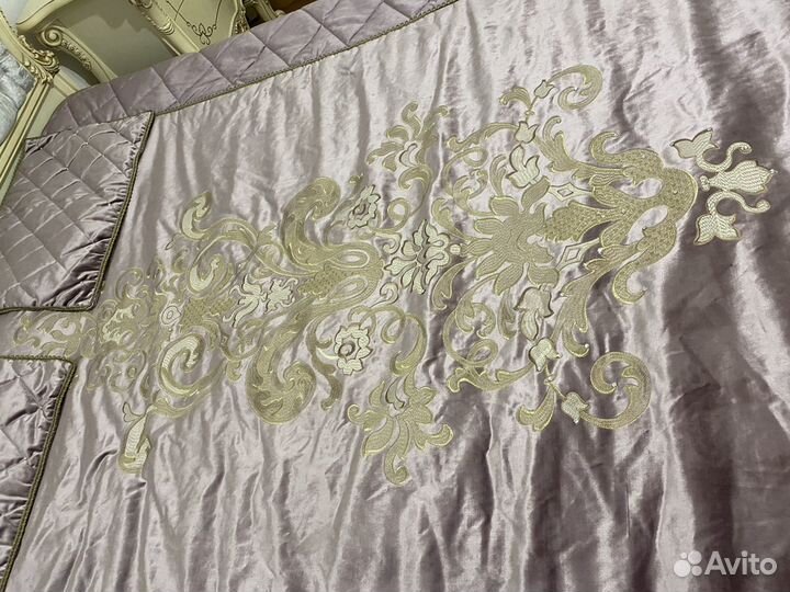 Покрывало постельное белое