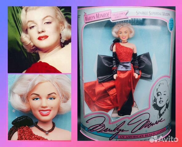 1993 год. Мэрилин Монро, портретная кукла
