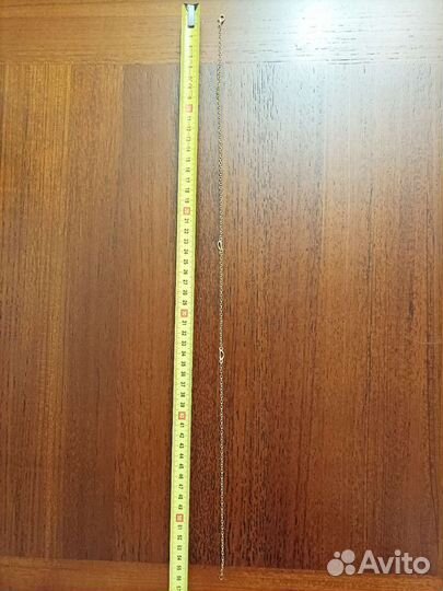 Цепочка с кулоном, бижутерный сплав эмаль стразы