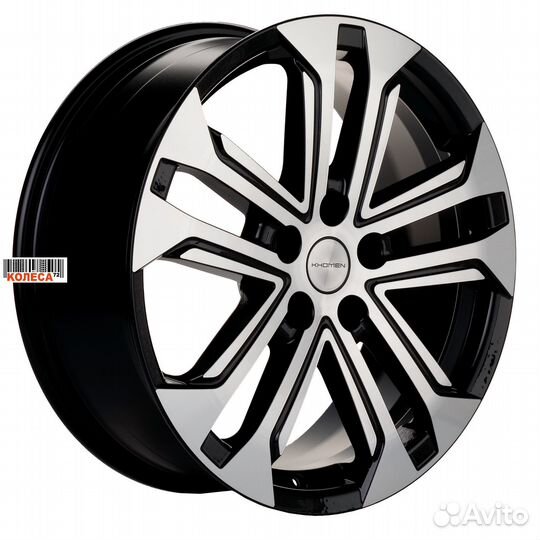 Khomen Wheels KHW1803 7x18 5x108 ET45 Dia60.1 Blac