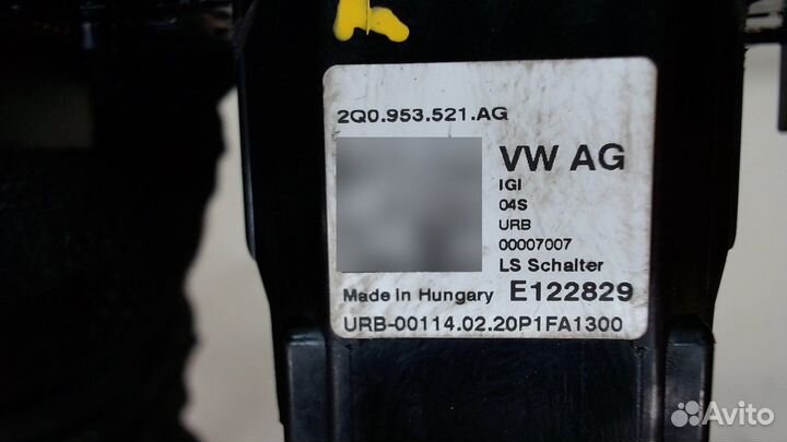 Переключатель поворотов и дворников Skoda Fabia, 2020