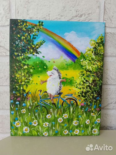 Картина на холсте Ежик