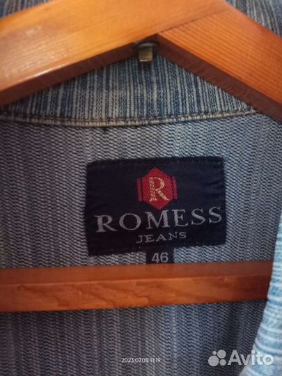 Джинсовая куртка мужская 48 размер