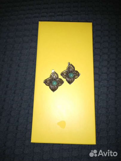 Серьги серебро СССР