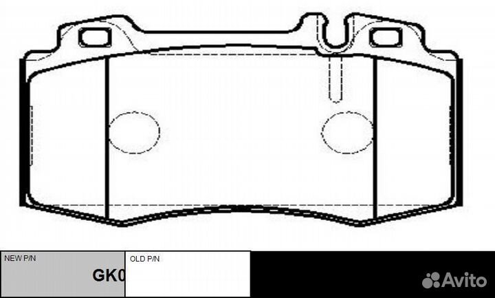 Колодки дисковые передние mb w220/w211 02