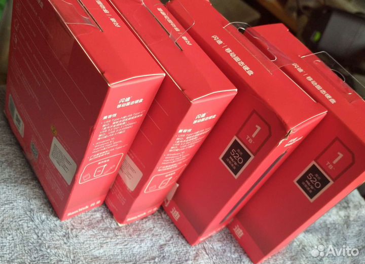 Внешний диск SanDisk Portable SSD, 1TB E30, новый