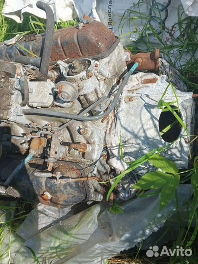 Продам двигатель + кпп от газ 53
