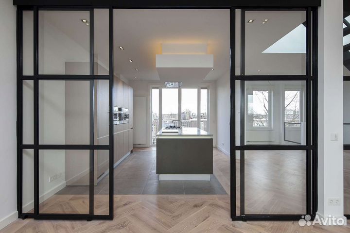 Перегородка без нижнего трека