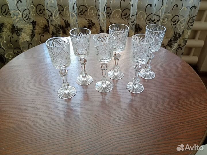 Хрустальные рюмки СССР