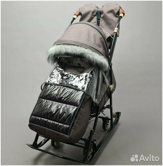 Санки коляска galaxy glory gloss