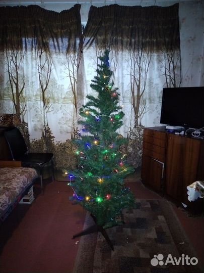 Елка искусственная литая 180 бу