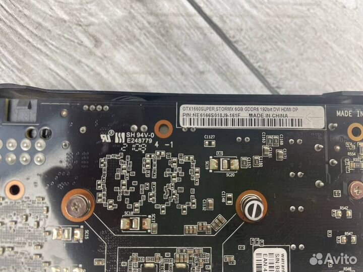 Видеокарта Palit GeForce GTX 1660 super stormx OC