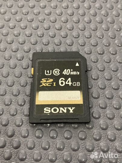 Карта памяти sony sd xc 64GB