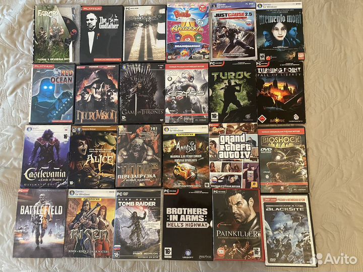Диски игры на пк