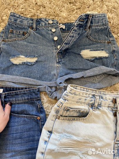 Шорты джинсовые