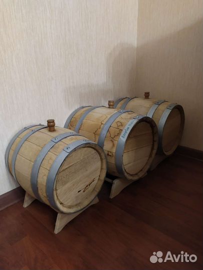 Бочка деревянная, дубовая