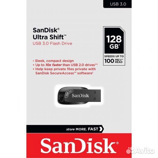128 гб Флеш-накопитель SanDisk Ultra Shift