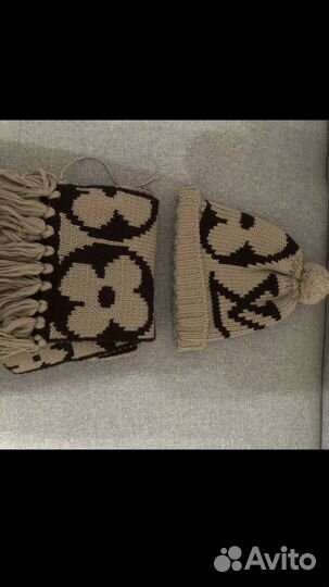 Шапка Шарф louis vutton Оригинал