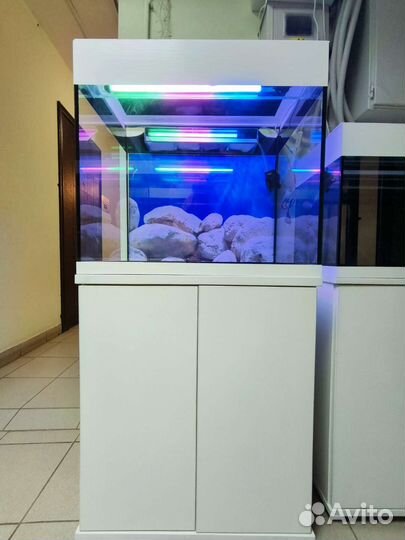 Аквариум 132 свет биофильтр фон подставка