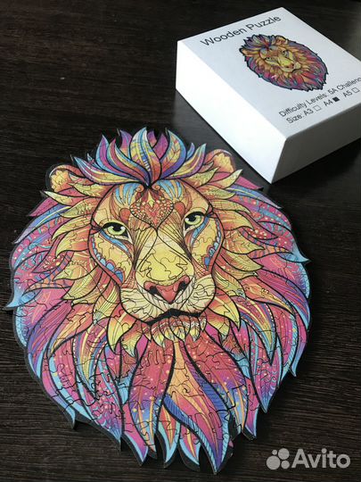 Деревянные пазлы фигурные