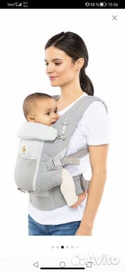 Эргорюкзак ergobaby soft flex mesh