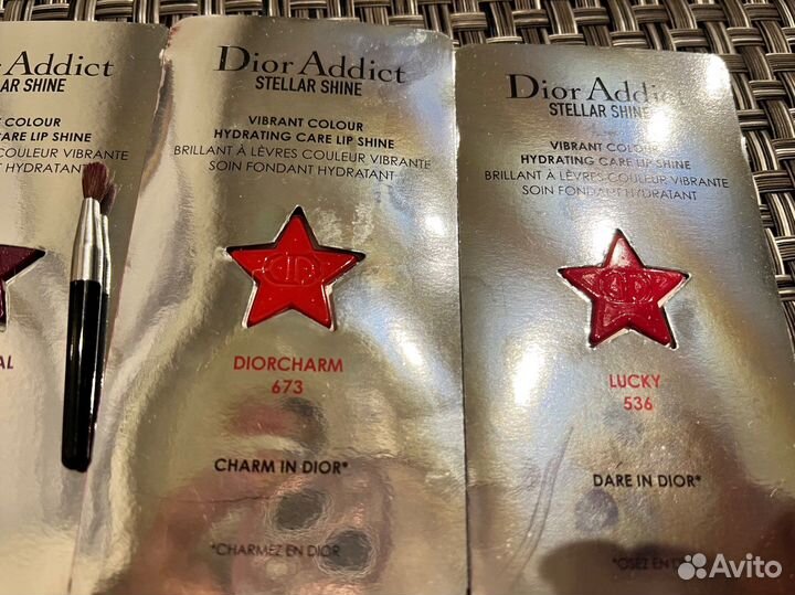 Набор пробников помад Dior